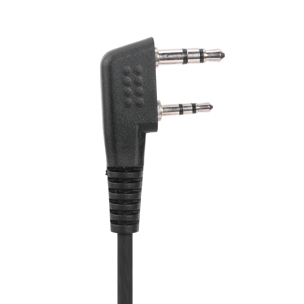 หูฟังรูปตัว D หูฟัง 2 พิน K หัว PPT ไมโครโฟนหูฟังชุดหูฟังสำหรับวิทยุเป่าเฟิง