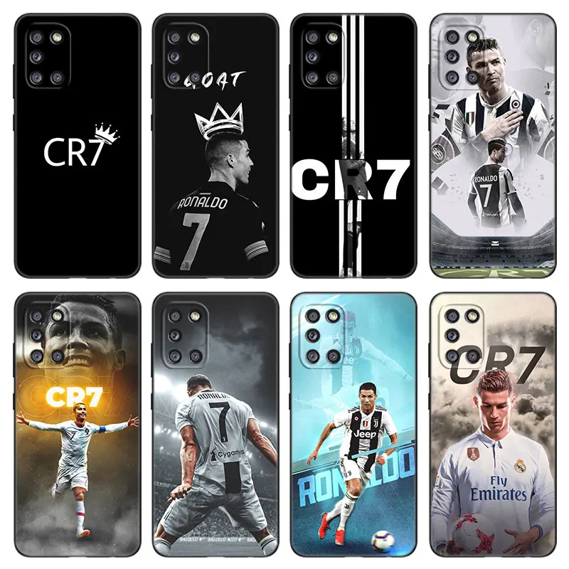 כיסוי סיליקון שחור לטלפון R-Ronaldo Cool CR7 עבור Samsung Galaxy A01 Core A02 A03 A04 A05 M40 S A04E M04 4G M10 M11 M12 M22 M42