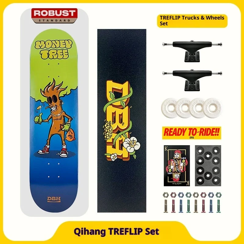 

Dbh Skateboard Professional Board Treflip All-Purpose Wheel Set For Adults Children Boys And Girls Beginners And Teenagers