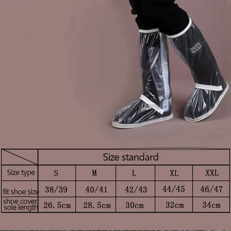 Imagem -06 - Hot Sell Criativo Impermeável Reutilizável Motocicleta Ciclismo Bicicleta Rain Boot Sapatos Cobre Rainproof Shoes Cover Rainproof Grosso