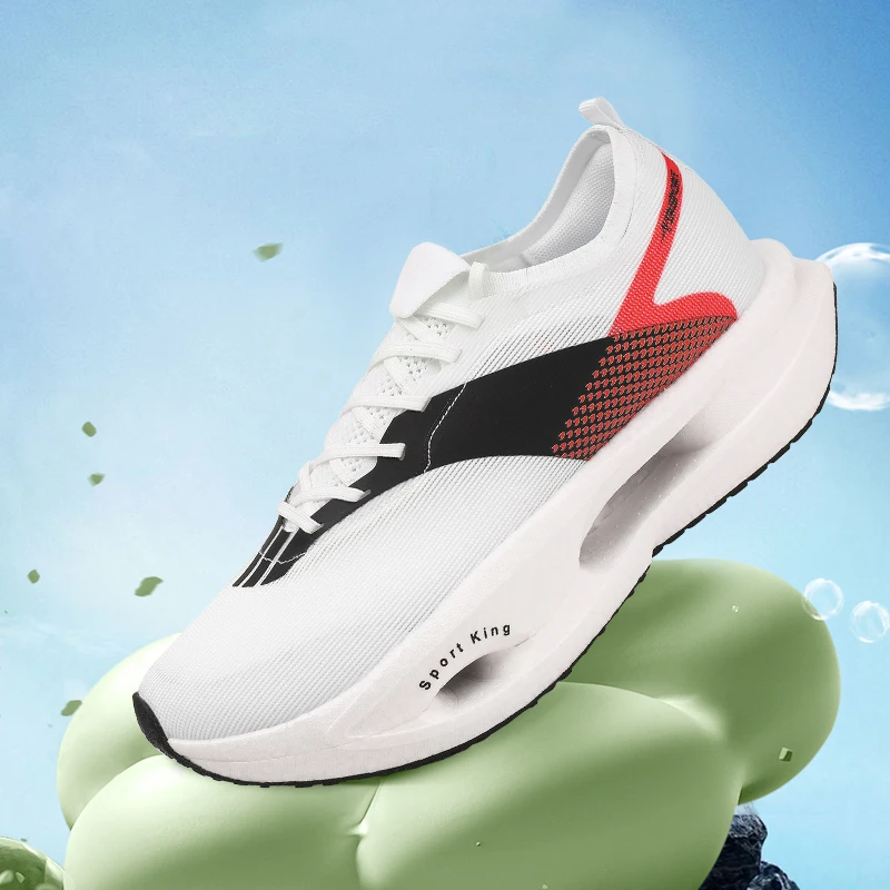 

Men's sports shoes, lightweight carbon plate racing running shoes, winter shock absorption, anti slip, wear-resistant, breathabl