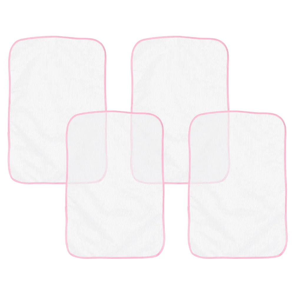 

4Pcs Protective Ironing Cloth High Temperature Resistant Mesh Pressing Pad Household Insulation Mat Convenient Ironing