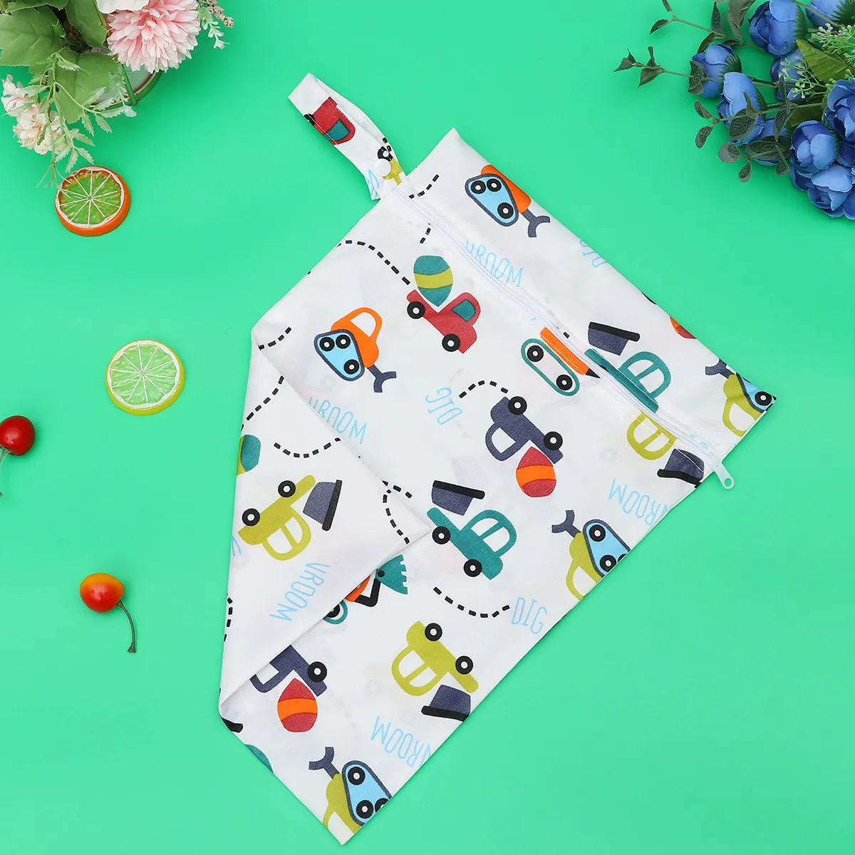 

Водонепроницаемая многофункциональная сумка-органайзер для детских подгузников, многоразовая, легкая, портативная, для мокрой одежды, молока, еды, подгузников, с принтом