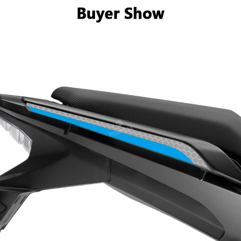 POSFIRA-pegatinas para manija de pasajero de motocicleta, calcomanía de vinilo para Honda CB500X CB 500X500X2013-2023 2020 2021 2022, accesorios