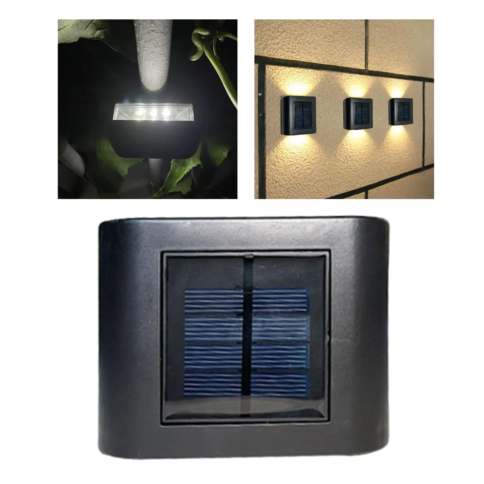 1PC LED Waterproof Wall Lamp, (Upgrade to Sensor) Outdoor Light Solar Powered