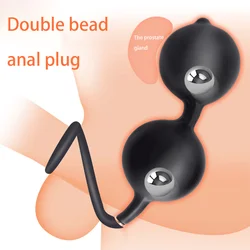 Inflatble Anal Beads Butt Plug Anal Vaginal Balls Sex Toys For Woman Erotic Toy Big Buttplug Anus Expander Silicone But Plug Ass