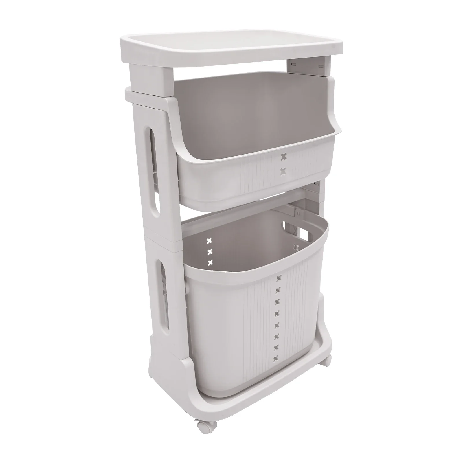 

Pop-Up Laundry Hampers with Large Capacity, 1711.431in, Removable Basket, 66.14lbs Load Capacity, Easy to Move with Universal