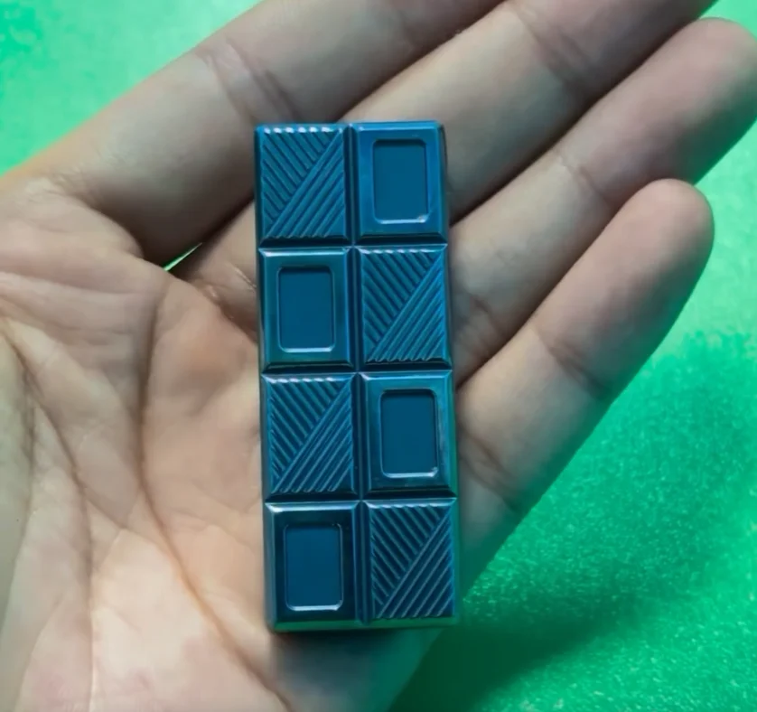 

Used EDC Weihua 2.0 Zirconium Blue fidget slider Decompression toys