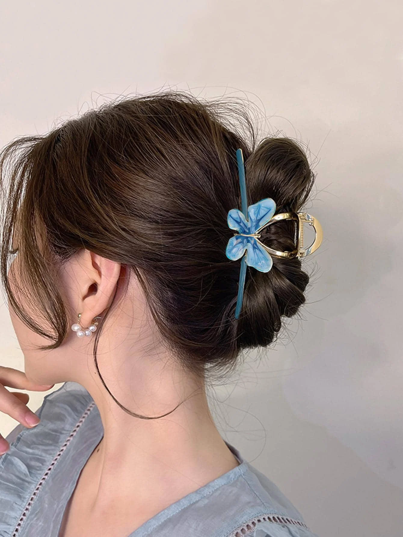 

1pc Women Butterfly Decor Fashion Hair Claw For Daily Life Street,Dopamine Claw Clips Hair Clips Hair Jaw Clip Hair Clamps Hair Clutch Hair Catcher Clip Fall Winter Hair Accessories For Women For Vacation Outfits Woman Summer Beach