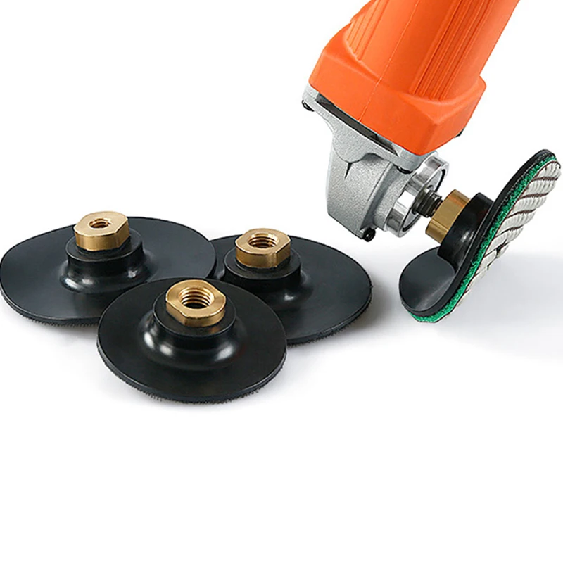 Almofada de Borracha para Rebarbadora Disco de Polimento Almofada de Rosca M10 M14 M16 1pc
