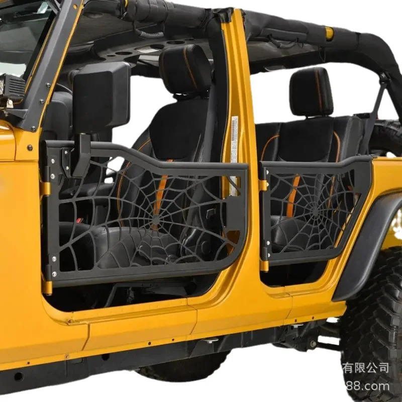 

Cross-border Wrangler half door for 18-24JEEP Wrangler Poisonous Spider modified half door JL rearview mirror