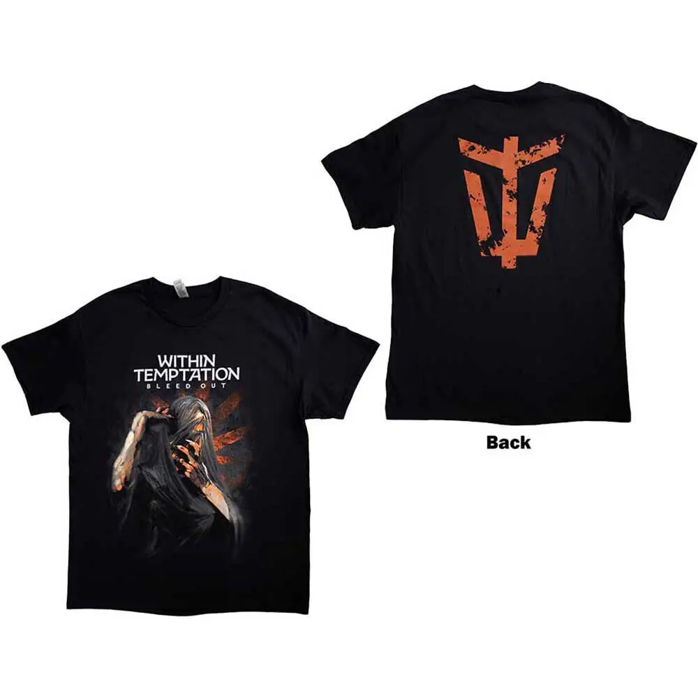 Within Temptation - Bleed Out Album - Black t-shirt  High Quality Oversized Tee