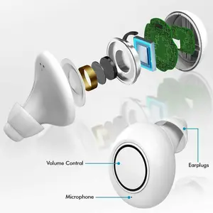 Rechargeable hearing jinghao-gadgets, digital auditory amplifier, Ear Enhancer, hearing loss to Eldly White 8 Main Sales White Microphone - №3