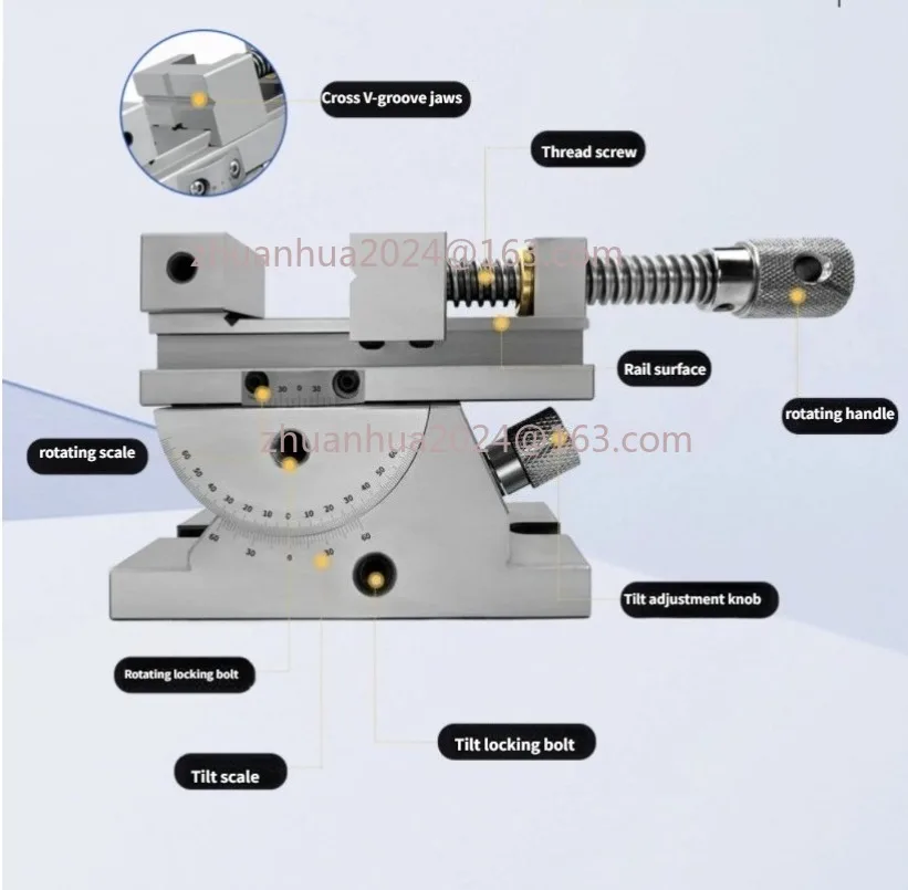 

Универсальный шлифовальный станок, прецизионные тиски, винт, 3-дюймовый синусоидальный наклон, регулируемые угловые тиски, инструмент