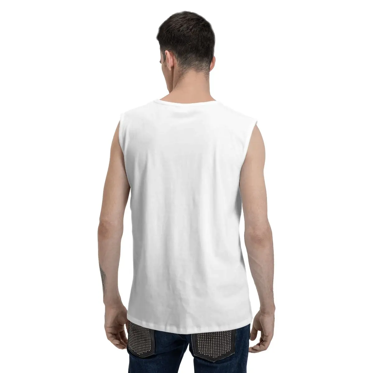 Harry Potter Men's 100% Cotton Sleeveless T-Shirt Top