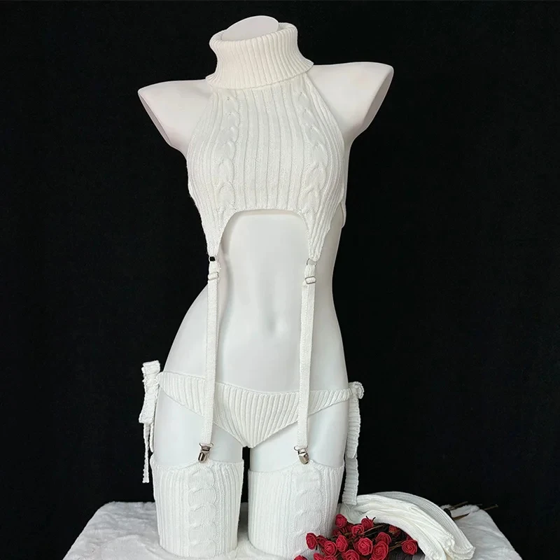 

♫2026❤ virgin destroyer sweater dishwasher Cosplay Costume Anna Lydia Destroyer Sweater Sexy White Sweater BOCCHI THE ROCK cosp♫