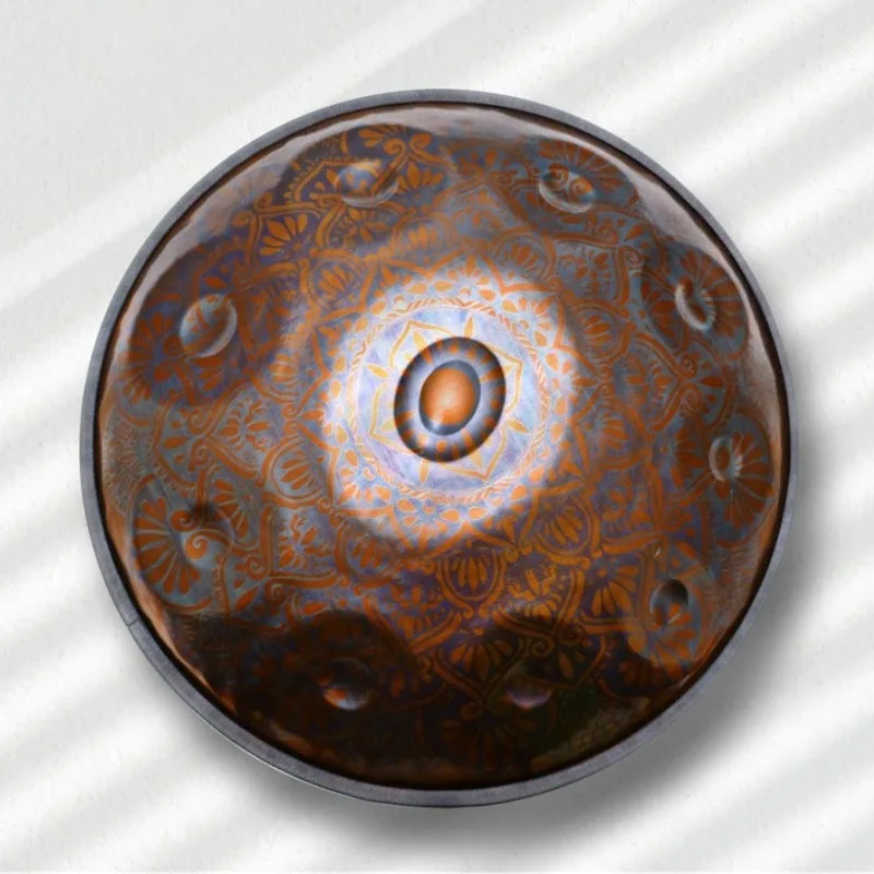 9 Tone Meditation HandPan 10 Tones Nitrided Steel Handpans 12 Tone Adult Beginners HandPan Professional Musical Instruments
