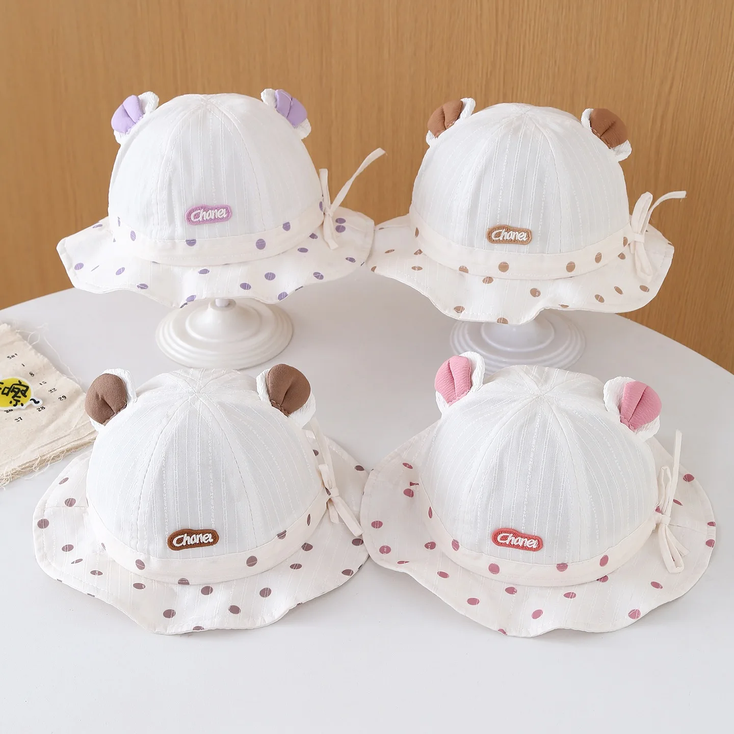 

Очаровательная детская рыболовная кепка с мультяшным рисунком, регулируемая солнцезащитная шляпа для мальчиков и девочек 3-10 месяцев, тонкая весенне-осенняя шляпа-ведро