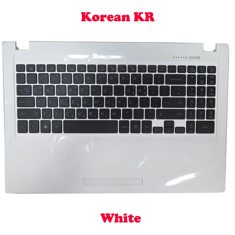 PalmRest& Black KR US Keyboard For LG 15U530 15U530-KH5DK 15U530-KH50K 15U530-GT30K SN5820 ABQ74104301 (6 stitches) Korea US