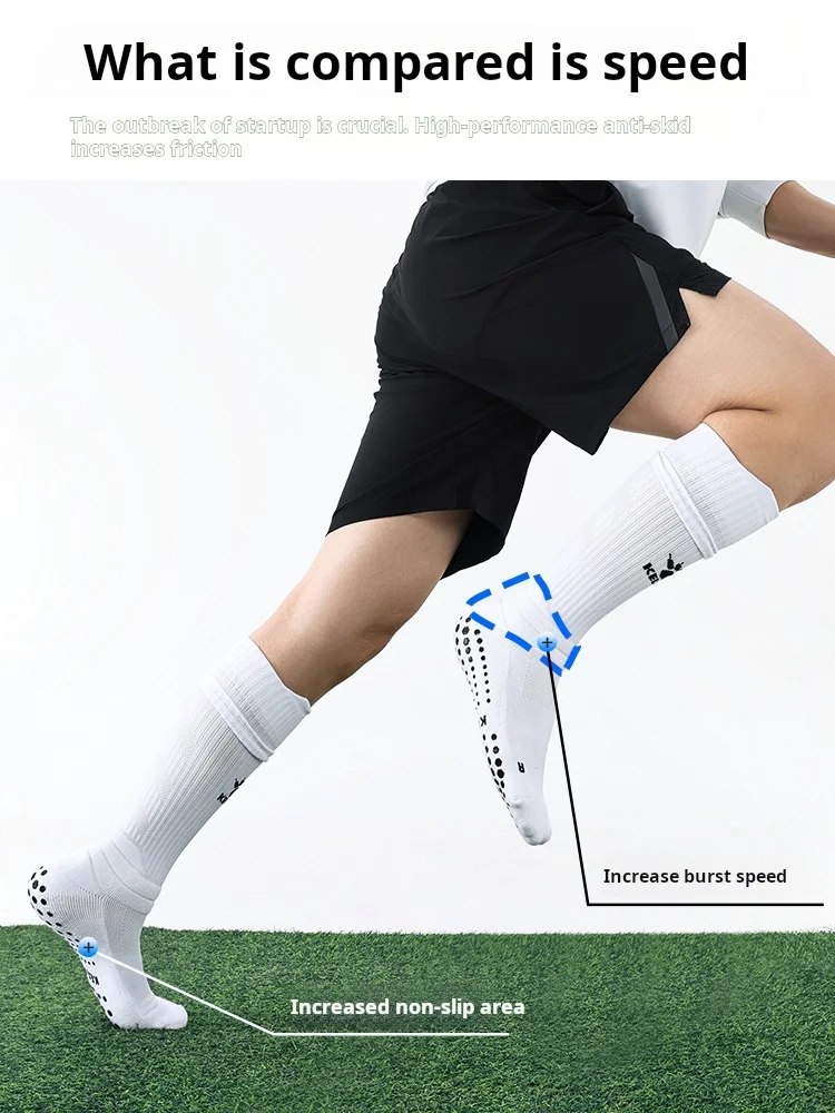 Kelme Football Socks Men\'s Middle Tube Thick Towel Bottom Youth Professional Competition Training Non Slip Socks