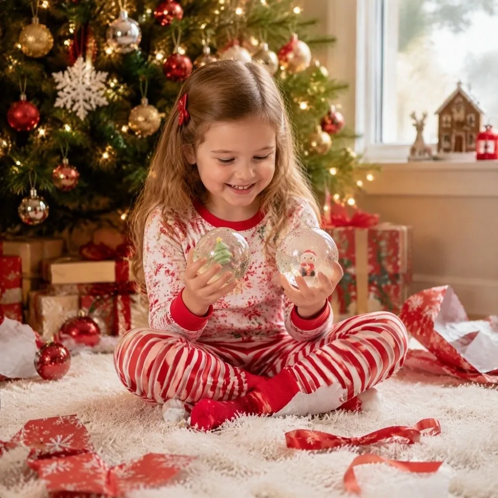 Soft TPR Christmas Snowman Squeeze Toy Christmas Tree Christmas Snowman TPR Sequins Pinch Le Transparent Kneading
