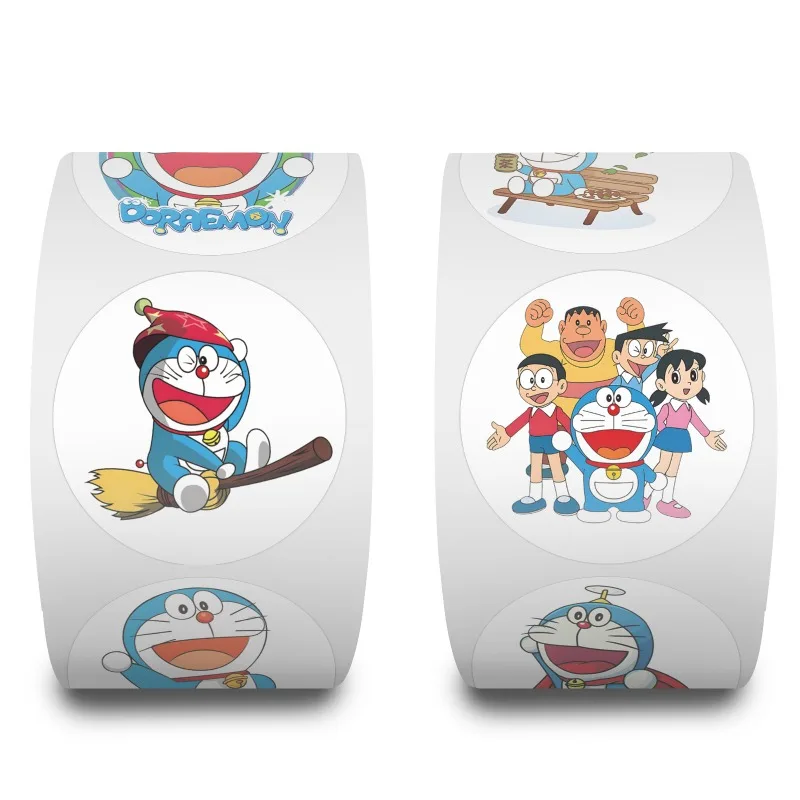 500pcs Doraemons Sticker New Creative Cartoon and Cute Portable Planner Decoration DIY Notebook Stationery Stickers