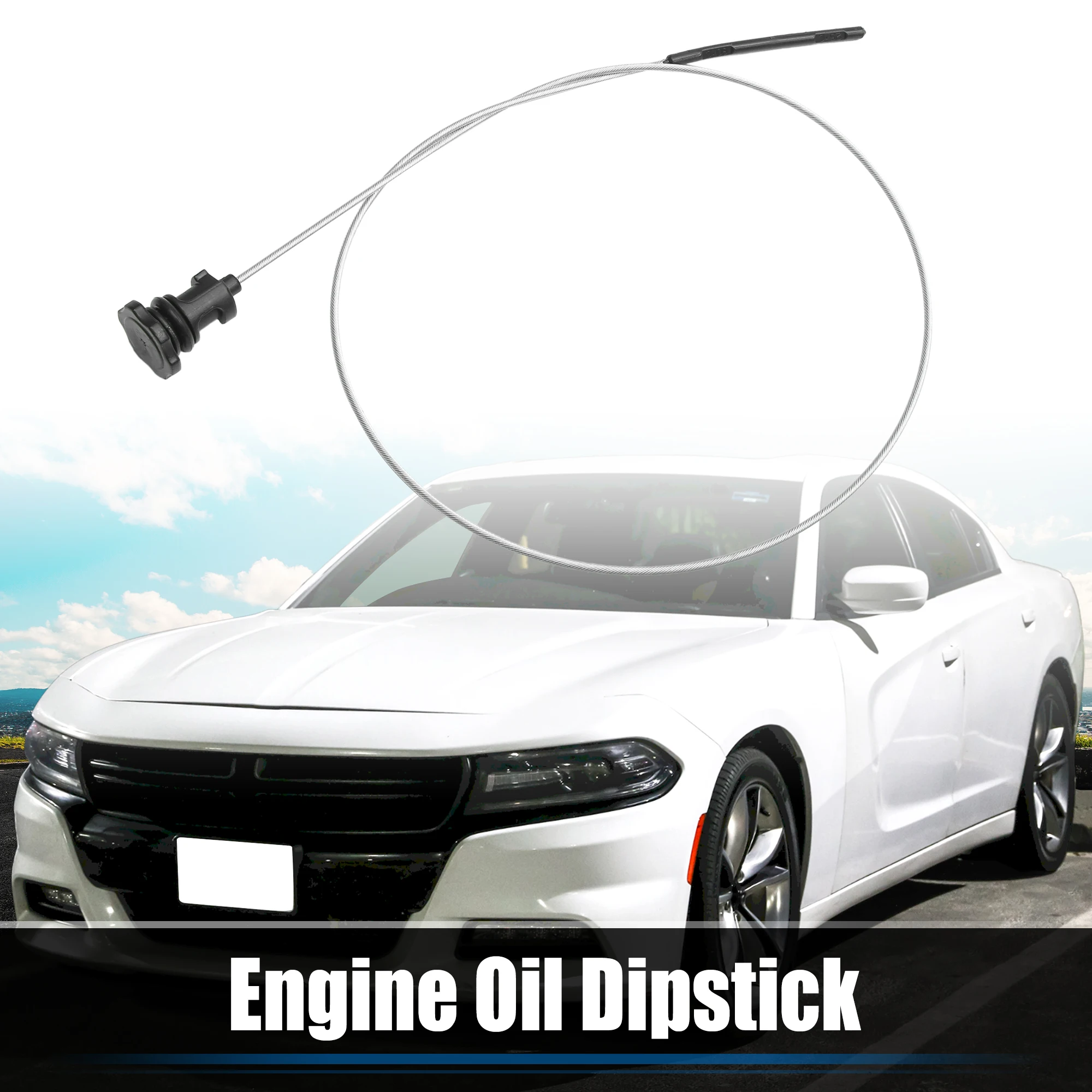 UXCELL Engine Oil Fluid Level Dipstick for Chrysler 300C - 5.7L V8 and NAG1 Trans