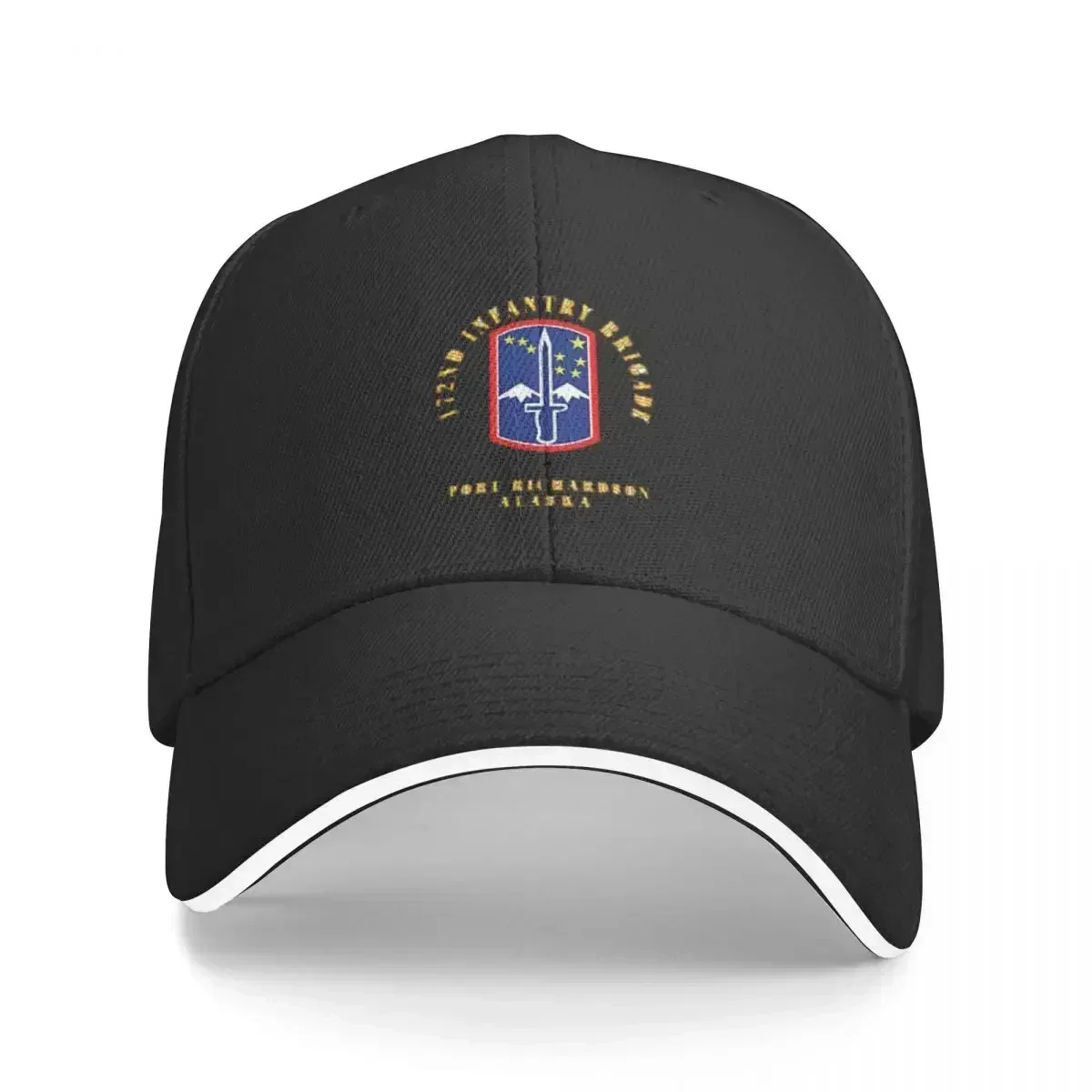 Army - 172nd In Bde - Ft Richardson AK X 300 Cap Fashion Casual Baseball Caps Adjustable Hip Hop Hats Customizable polychromatic