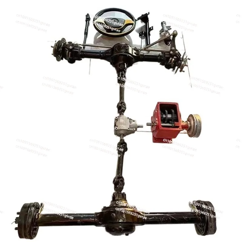 Agricultural Trolley Cart Wheel Barrow Low Speed Rear Axle With Differential