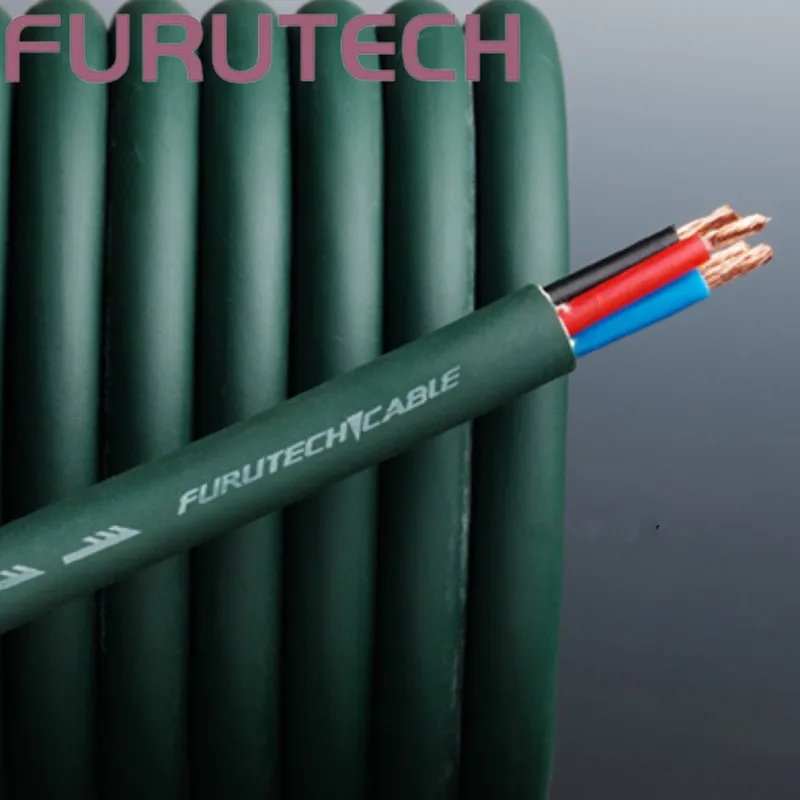 Furutech-كابل مكبر صوت أوديوفيلي أصلي ، كابل مكبر صوت محيطي رئيسي ، مكبر صوت مزدوج الانقسام ، كابل كبير ، 4 نواة