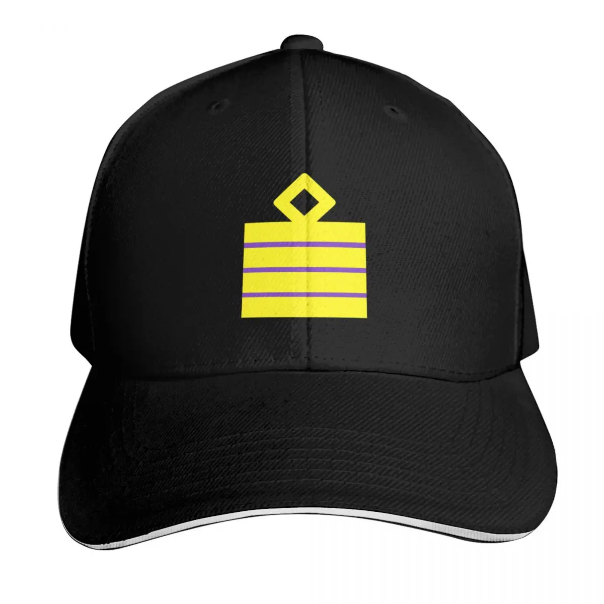 Maritime Rank - Chief Engineer Epaullettes (Diamond). Black. Sailor ONE Baseball Cap Sun Cap Beach Women's Hats 2026 Men's