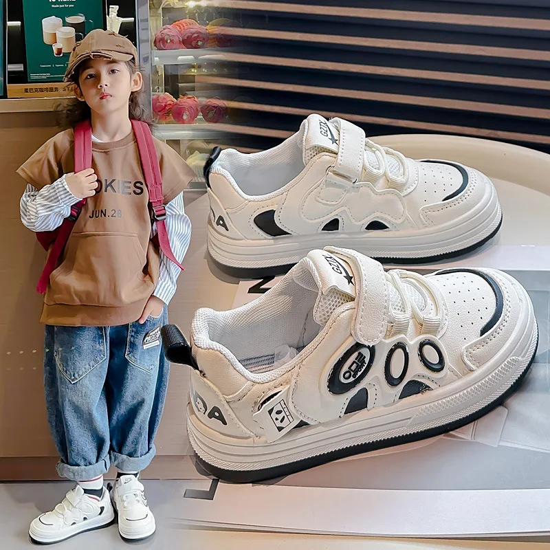 

Children's Sneakers 2024 Spring and Summer New Girls' Shoes Versatile White Shoes Medium and Large Children's Boys' Casual Shoes