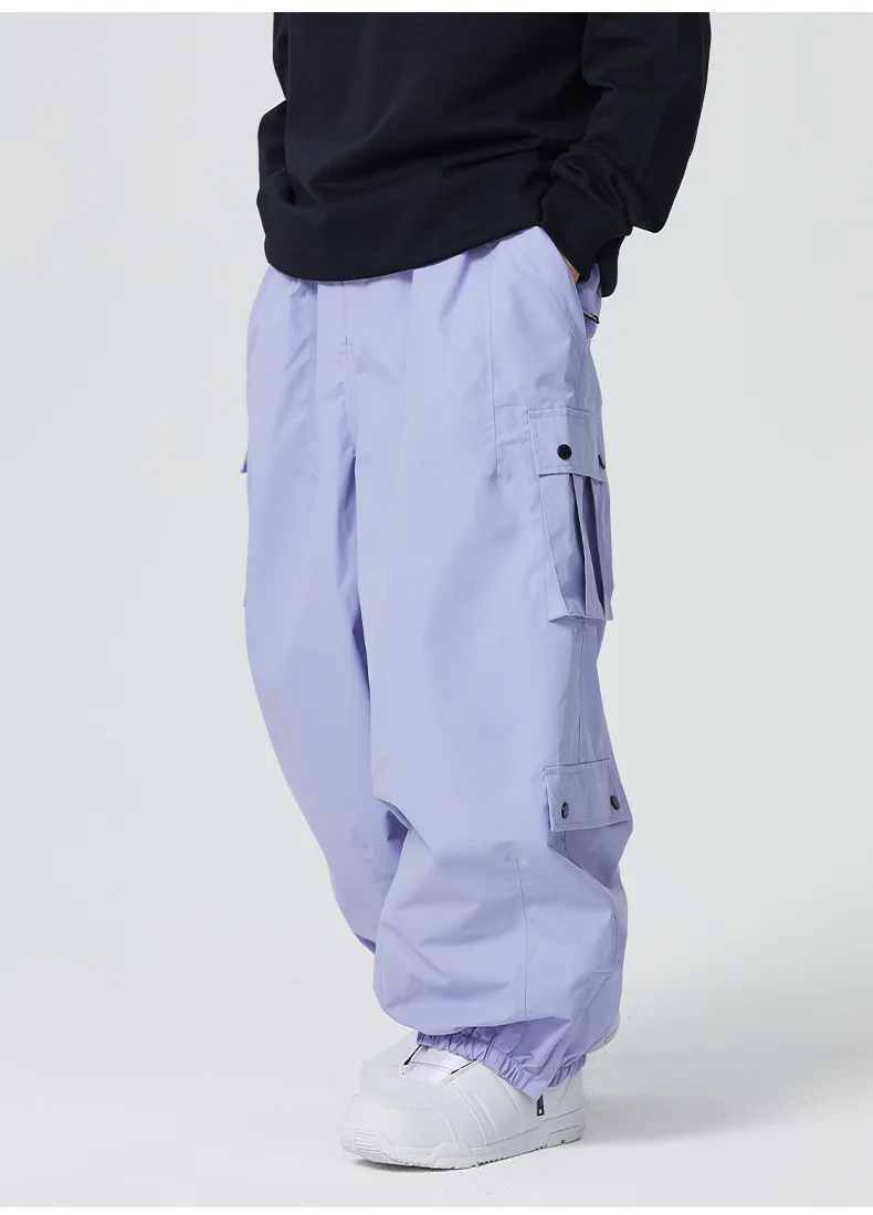 Searipe lose Snowboard tragen wasserdichte wind dichte warme weibliche Ski kleidung Schnee hose Frauen Männer Overall Winter Skihose – Detail 13