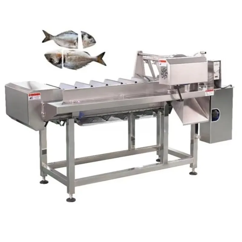 304 SS Fish Head Remover Machine Tilapia Crucian Carp Tail Cutter Food-Grade Industrial Factories