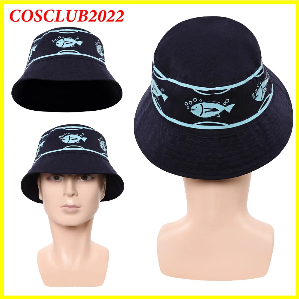 

Nick Wilde Hat Cosplay Cap Movie Zoo 2 Role Play Blue Fisherman Hat Costume Accessories Halloween Carnival Men Headwear Gifts