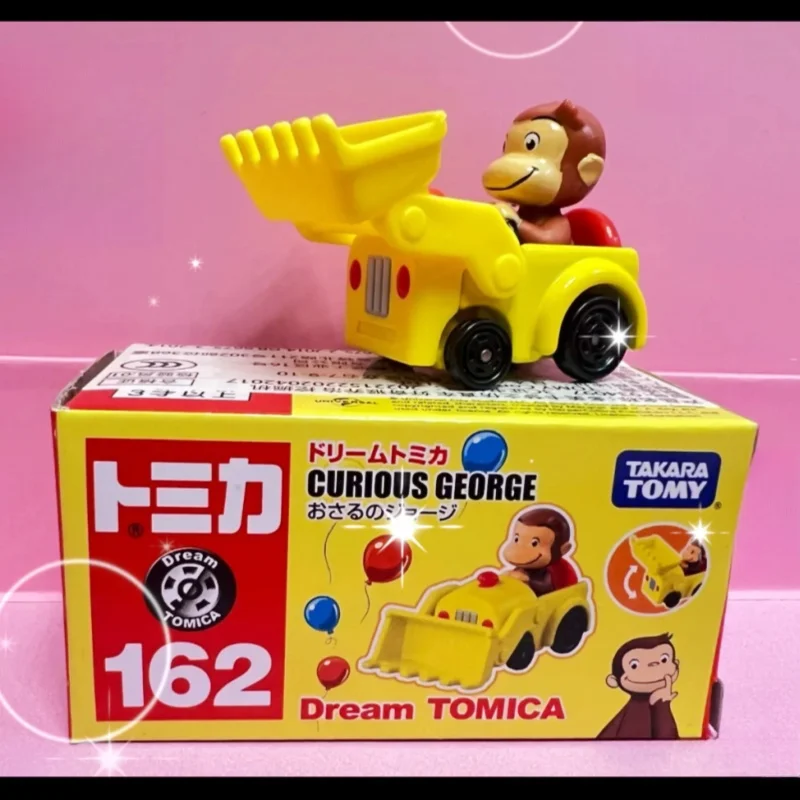 

Takara Tomy Tomica Dream Tomica SP Curious George Friends Bus Bulldozers Mini Metal Model Car Toys Children's Birthday Gifts