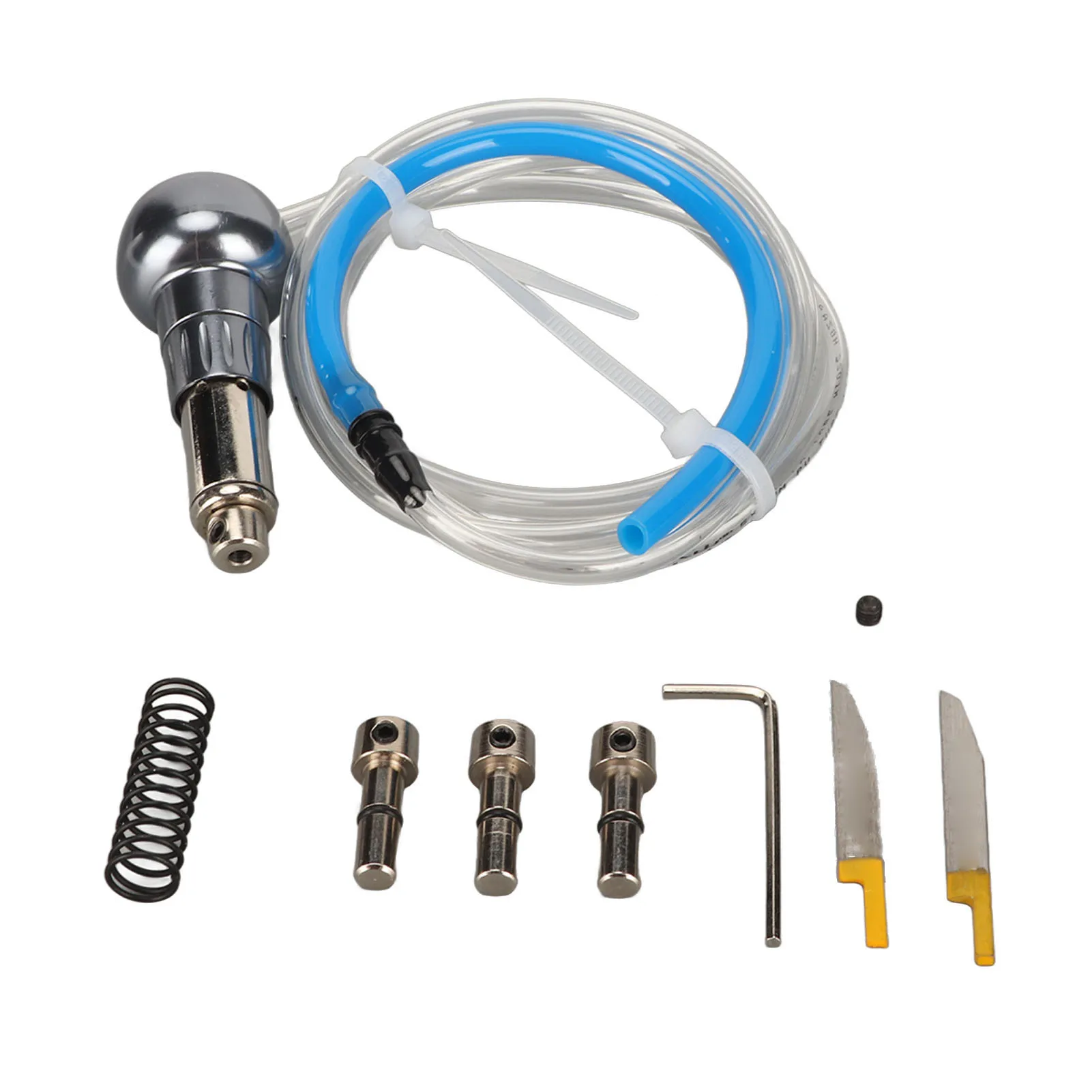 Pneumatic Engraving Machine Handle Gas Pipe Screwdriver Spring Alloy Steel Jewelry Engraving Tools Pneumatic Engraver Hand Tool