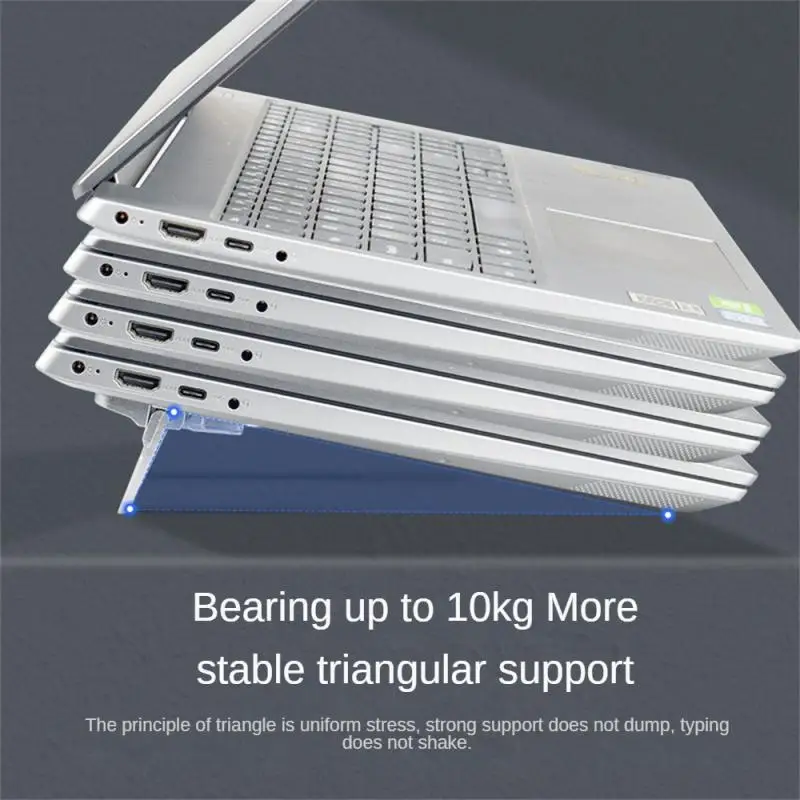 Alumínio Mini Laptop Stand para Teclado do Computador, portátil Stand Riser para Macbook Notebook Case