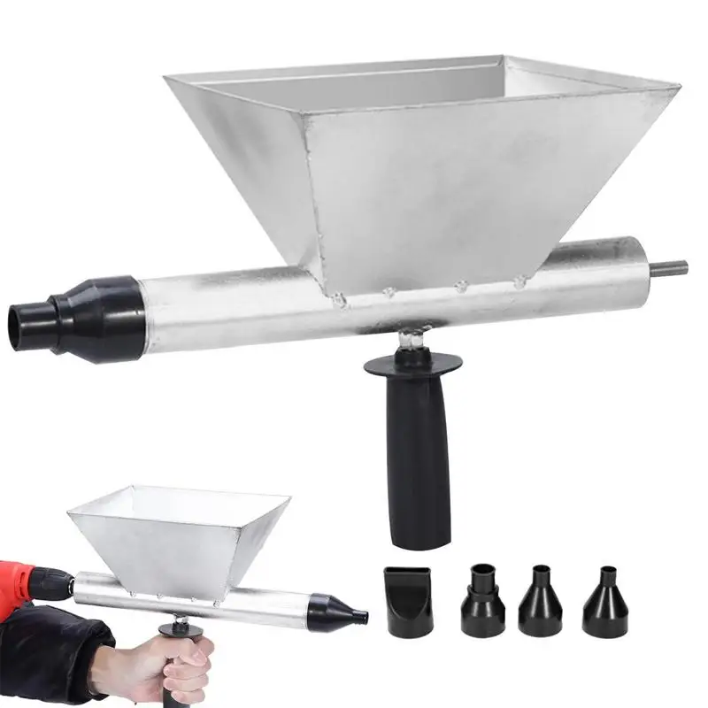 

Electric Cement Grouting Machine Hand-held Cement Mortar Caulking Guns Automatic Mortar Grout Tool Filling Guns With Nozzle