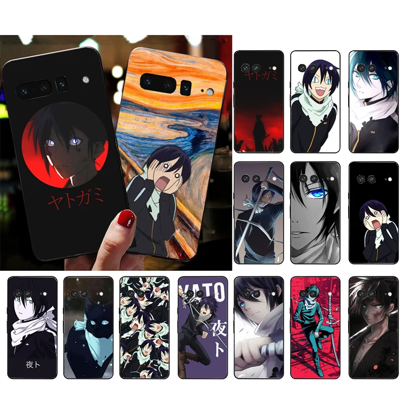 حافظة لهاتف جوجل بيكسل 10 9 برو XL 9A 8 7 6 برو بيكسل 8A 7A 6A بكسل 8 7 6 5 ياباني ياتو نوراغامي أنيمي آرت