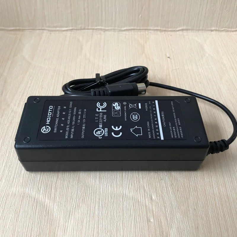 Original HOIOTO ADS-65LSI-12-1 12042G 12V 3.5A 42W 4PIN Switching AC Adapter Charger For Hikvision POE Power Supply Adaptor