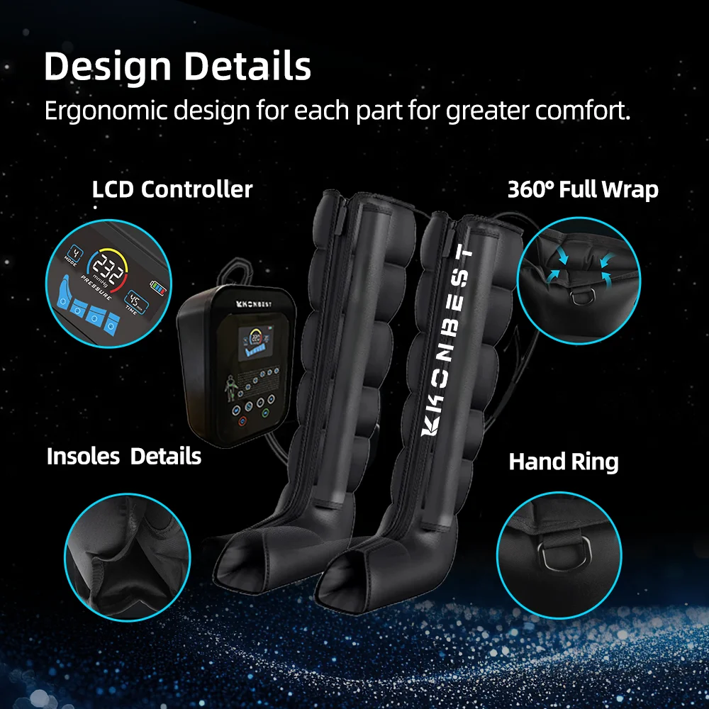 ZJW STLF High Quality Air Pressure Physiotherapy Pain Relief Device Physical Therapy Air Compression Pump Recovery Boots