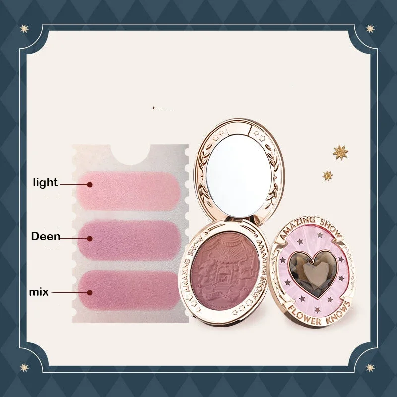 Flower Knows Gradient Blush, Contour Makeup, Highlighter para Rosto, Cosméticos de Luxo, Beleza Rara, Frete Grátis