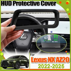 For Lexus NX AZ20 2024 Accessories 2022~2025 Car HUD Protective Cover Head-Up Display Dust Cover Frame Modification Car Accesory