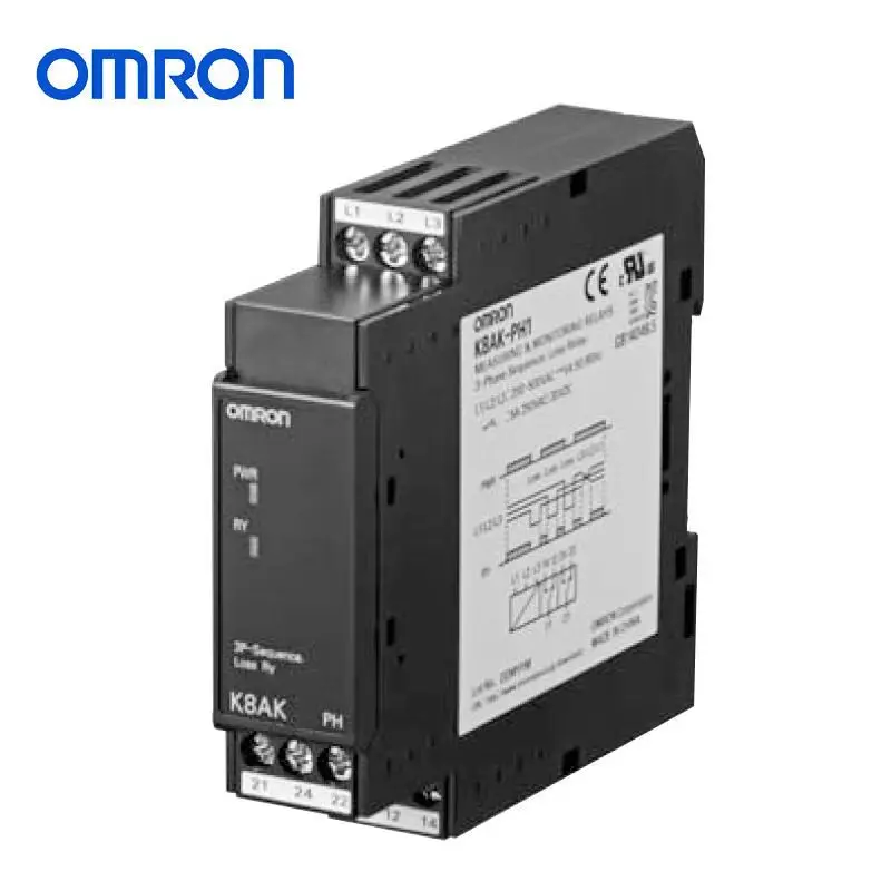 OMRON K8AK/K8DT-LS Series Conductive Level Controller Liquid Level Sensor AC100-240V DC24V SPDT Relay Output DIN Rail view 4