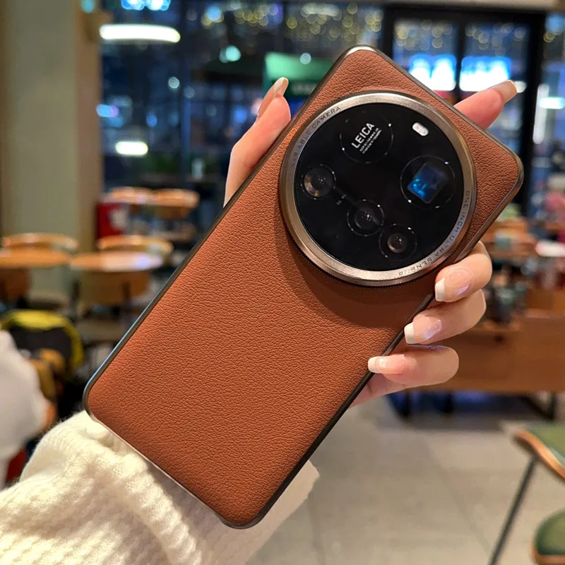 Funda para Xiaomi 15 Ultra funda ELVEV lujo Lichee patrón PU cuero a prueba de golpes electrochapa funda custodia Xiaomi 15 Ultra