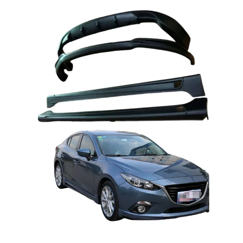 Wide Body Kit For Mazda3 AXELA ,the Pp Auto Body Systems includes Front Rear Bumper Lip,Side Skirt