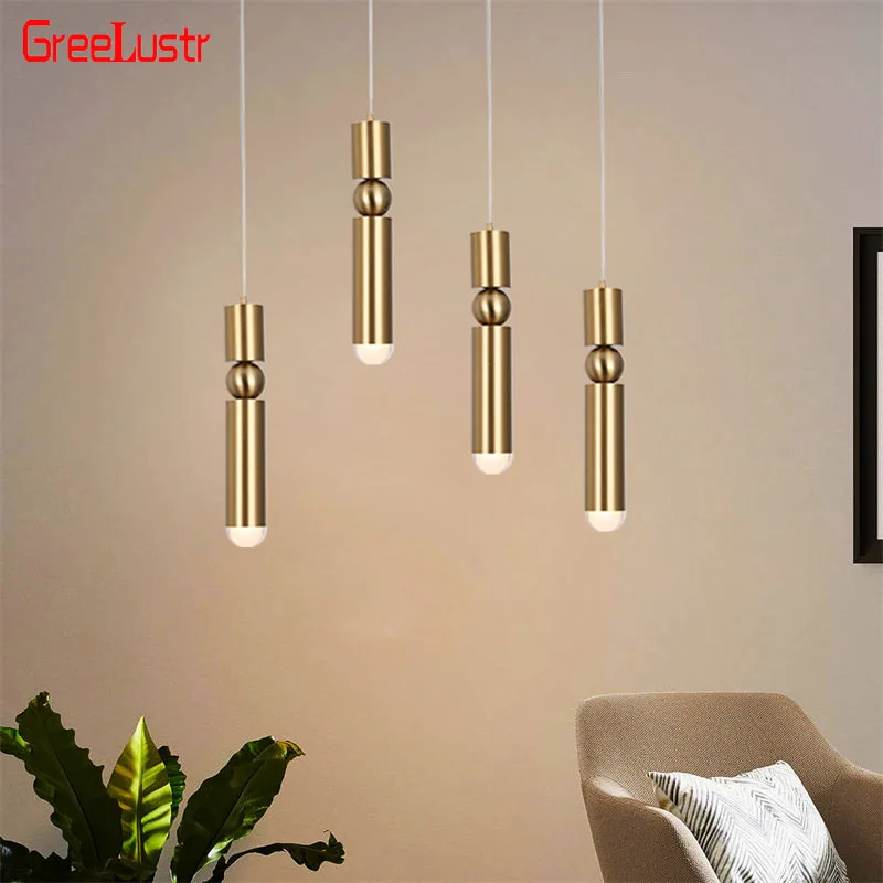 

Nordic Minimalist Bedroom Led Chandelier Bedside Ceiling Lamp Home Decor Background Wall Pendant Lights Lustre Fixture Plafonier