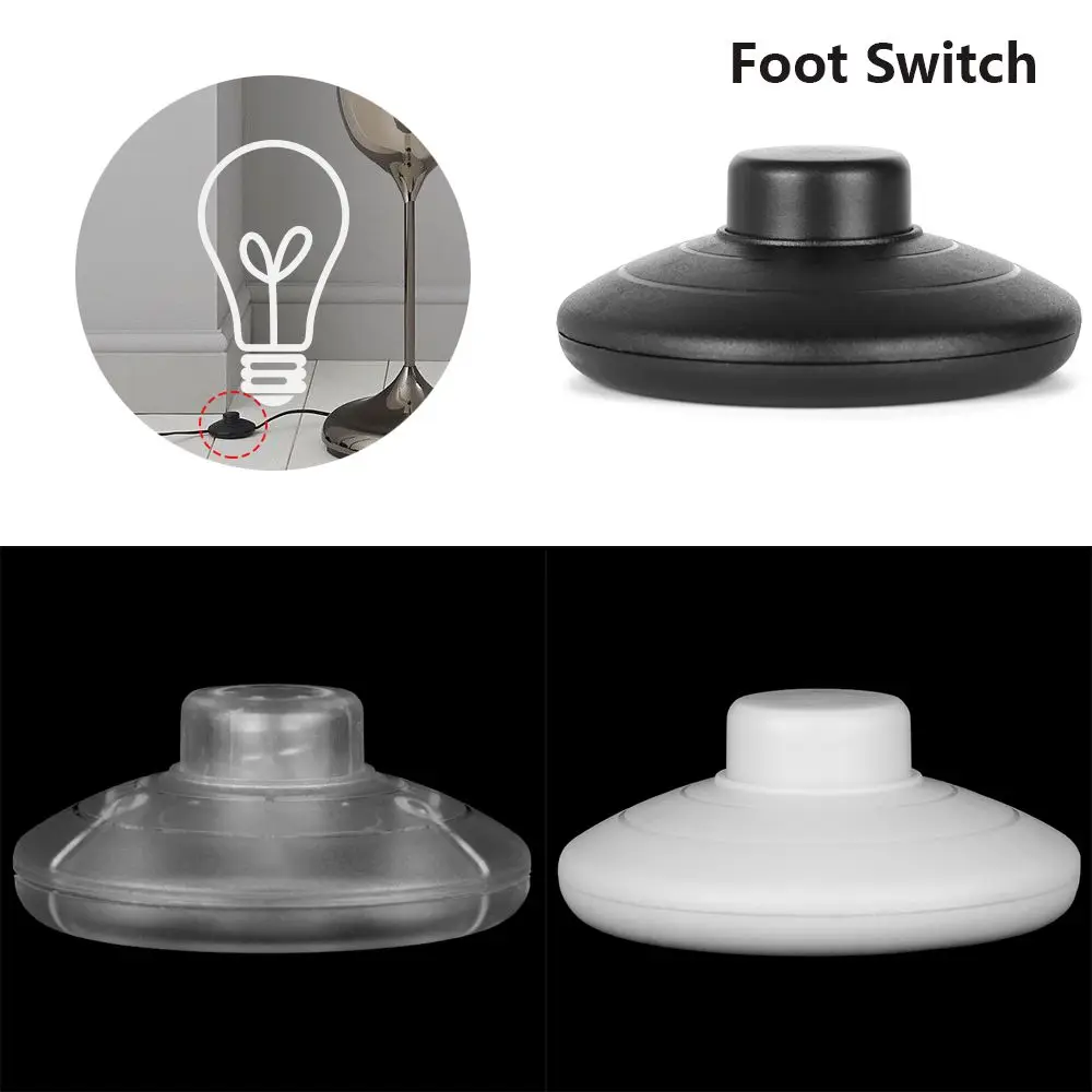 Useful Convenient Button Press Light On-off Control Foot Operated FootSwitch Lamps Pedal Switch