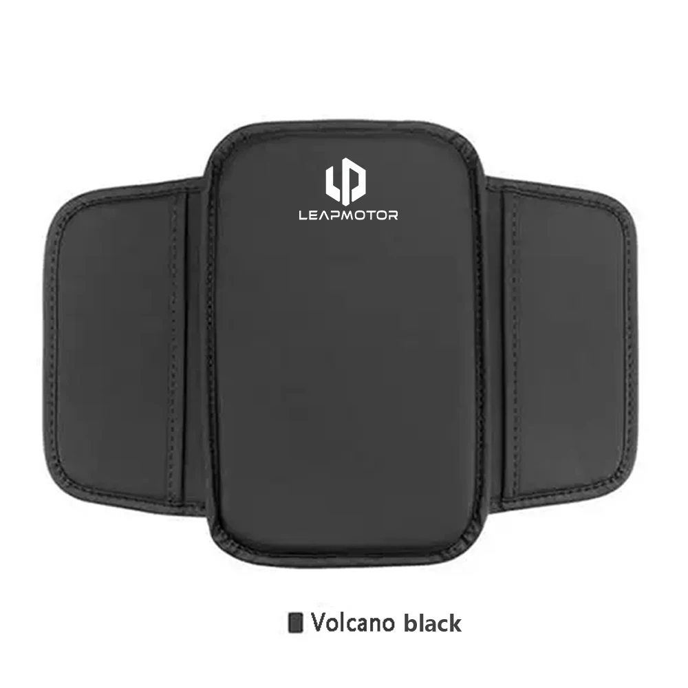 For Leapmotor T03 S01 C11 C01 C10 Leap MotorCar Armrest Pad with Storage Bag PU Car Elbow Pad Car Center Console Armrest Box